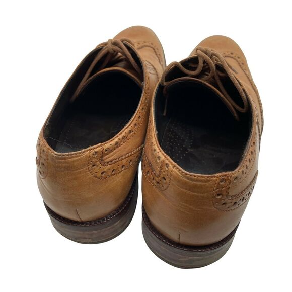Cole Haan Mens Williams C12210 Tan Wingtip Lace Up Oxford Dress Shoes Size 9 M main image 7
